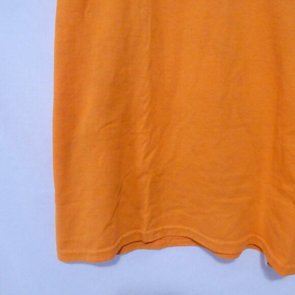 GILDAN | youth xl - extra large | Vibrant Solid Orange Tee / T-Shirt - Picture 6 of 12